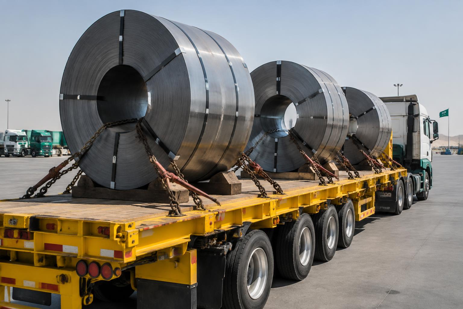 Steel coils & heavy industrial haulage